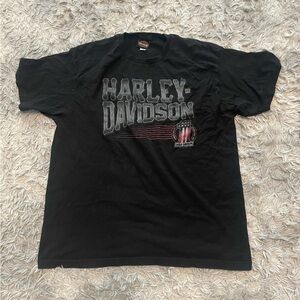 Harley Davidson Black‎ Crewneck T-Shirt
